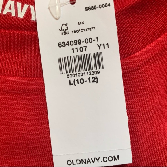 Old Navy Kids Super Mario Bros Gender-Neutral Graphic T-Shirt | L (10-12) Red - Picture 6 of 9